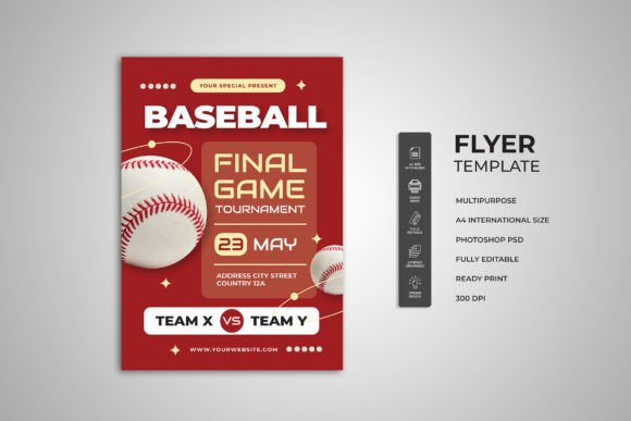 Baseball Final Game Flyer: A Professional Design Template