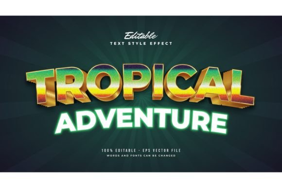 Colorful Retro Game Text Style Effect