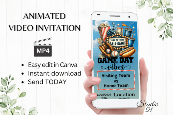 Create Your Digital Baseball Game Invitation