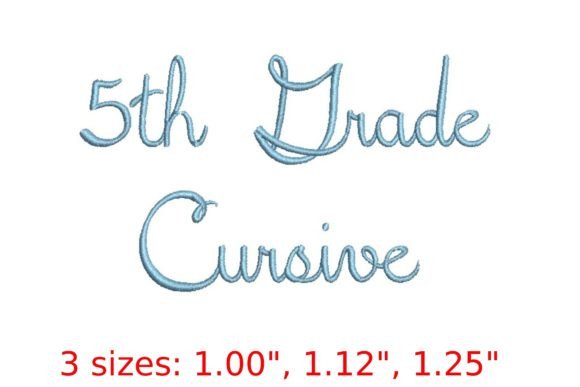 Elegant Script for School Memories & Craft Projects