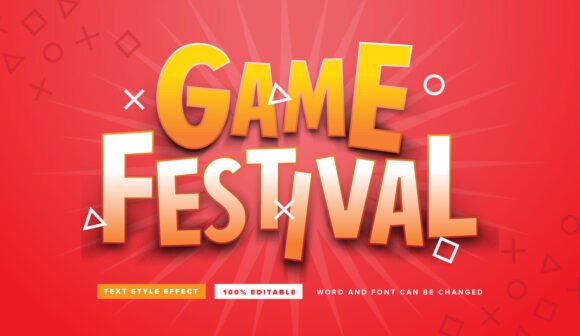 Elevate Your Titles with the Game Festival Text Effect