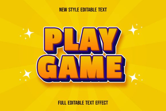 Explore the Text Effect-play Game for Dynamic Typography