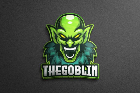 Green Goblin E-sports Game Mascot Logo