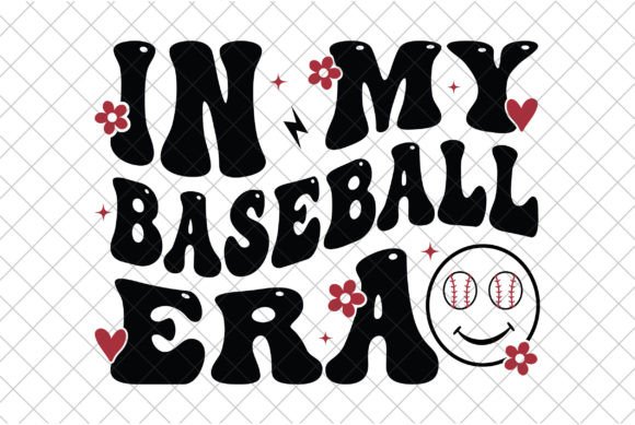 Kid Game Day PNG & In My Baseball Era SVG for Baseball Designs
