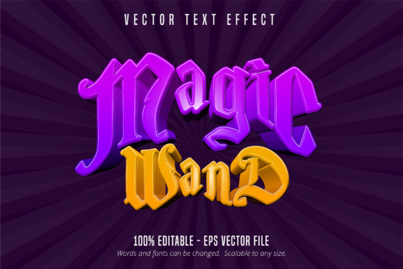 Magic Wand Text: A Game Style Text Effect