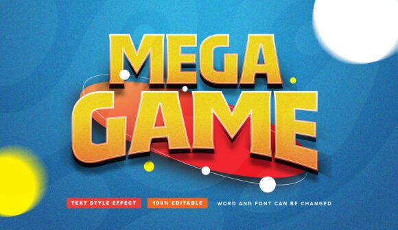 Mega Game Text Effect: Cinematic Titles for Designers
